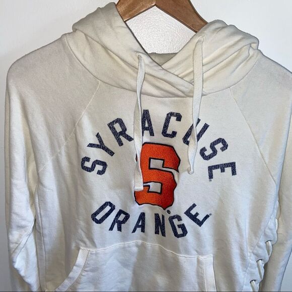 Syracuse University white hoodie sweatshirt - Picture 3 of 10